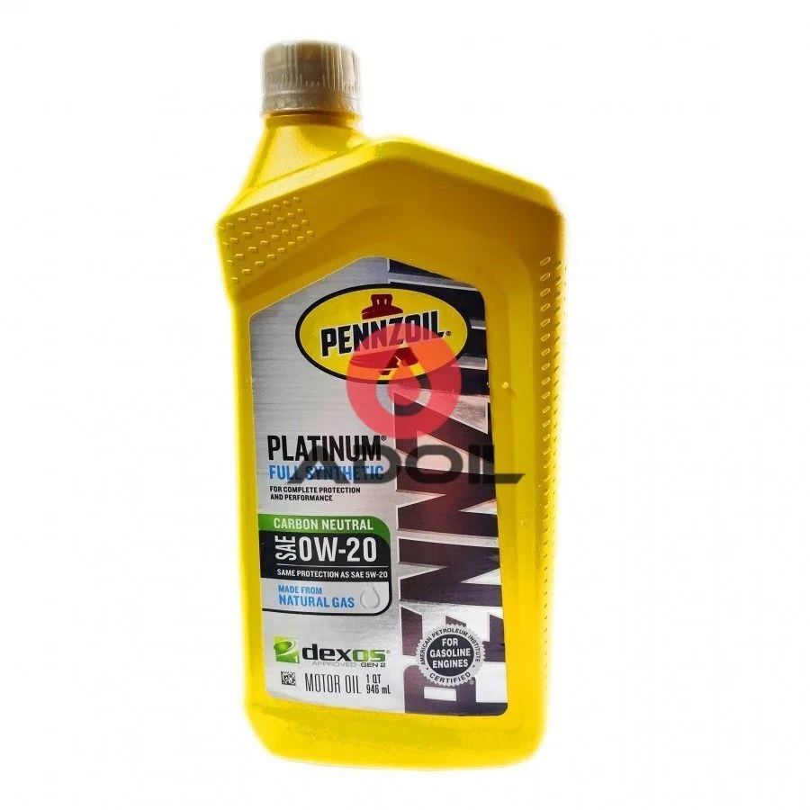 Pennzoil 0w20 Platinum Full Synthetic