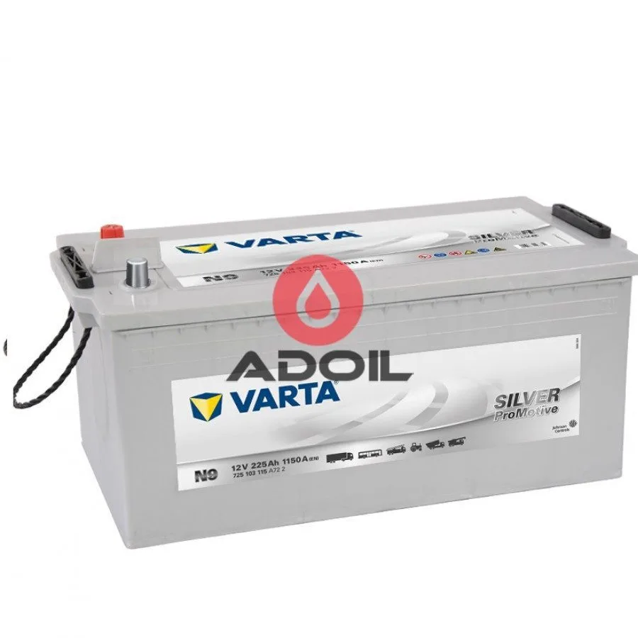 Varta 725103115 225Ah 1150A (3) Promotive Silver N9