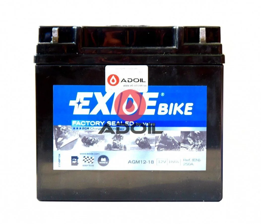 Аккумулятор гелевый Exide AGM12-18