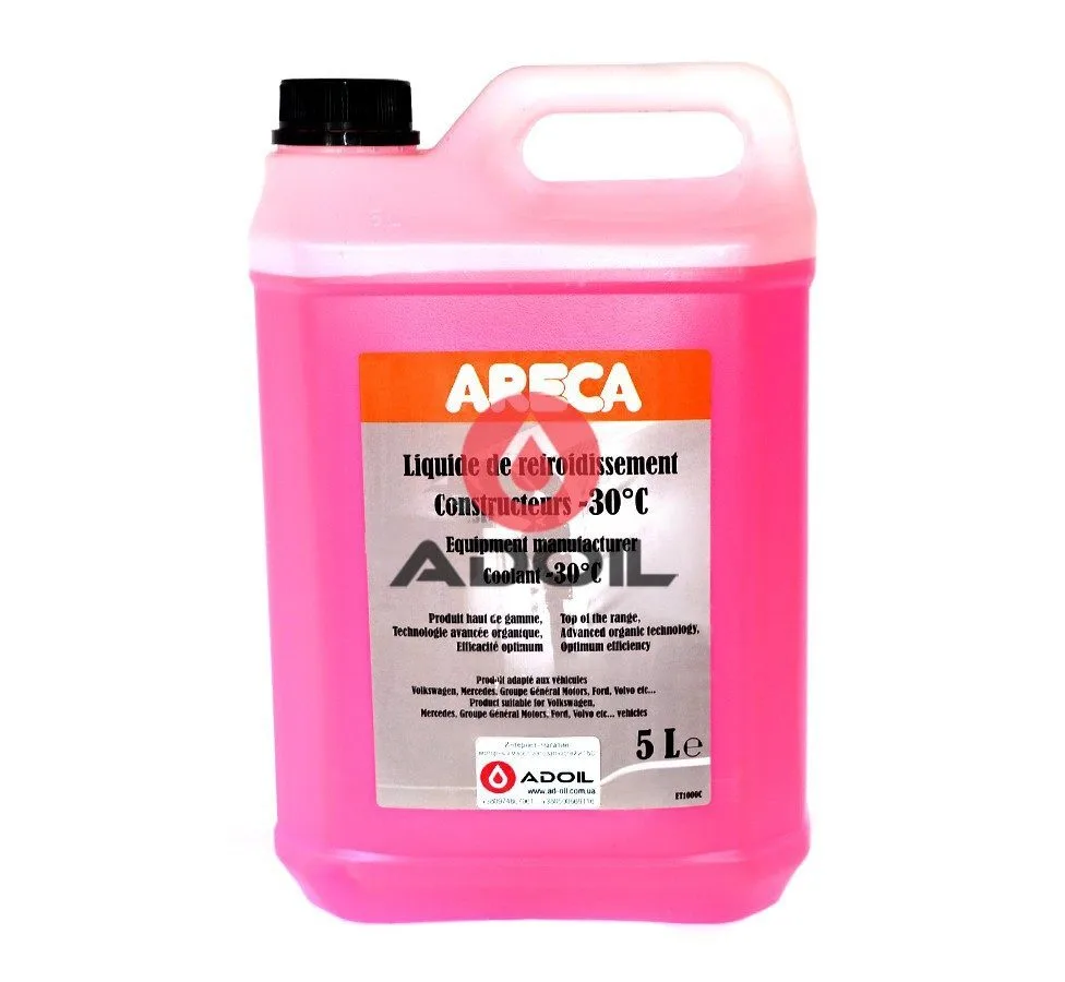 Areca Liquide De Refroidissement Constructeur -30°C