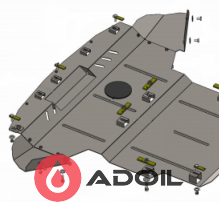 Система защиты моторного отсека Кольчуга премиум, Audi Q7 2015-