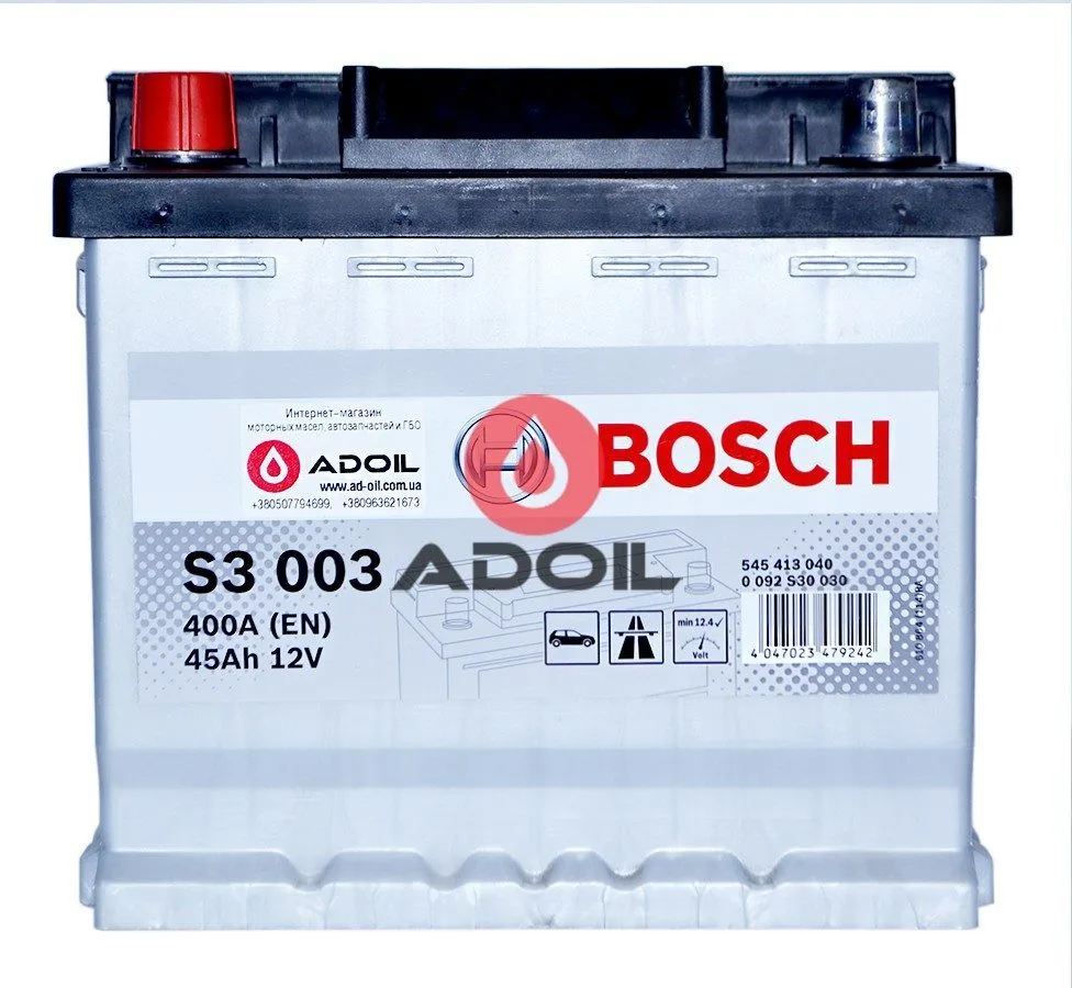 Bosch Silver 45Ah (1) 0 092 S30 030