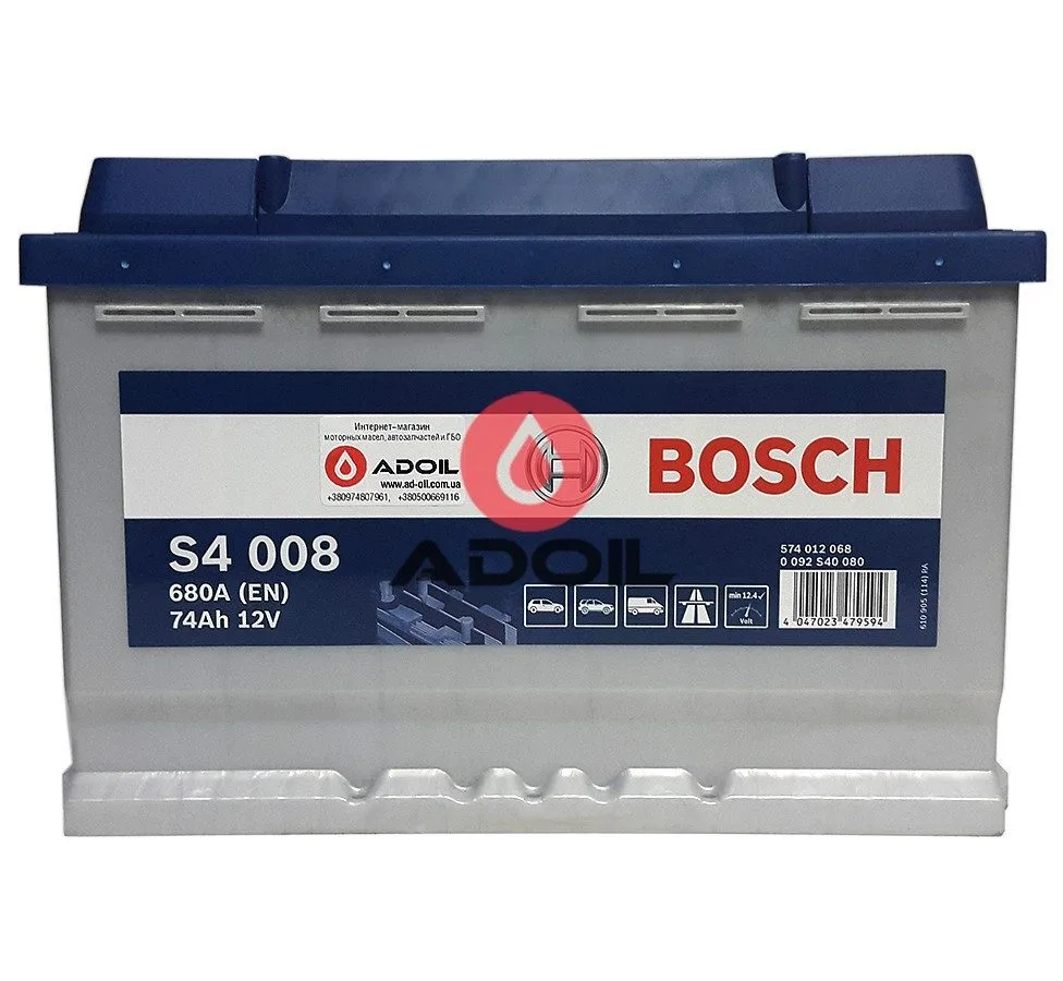 Bosch S4 008 74Ah (0) 0 092 S40 080