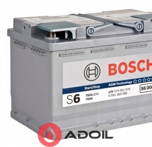 Bosch AGM Start Stop EN 70Ah(0) 0 092 S60 080