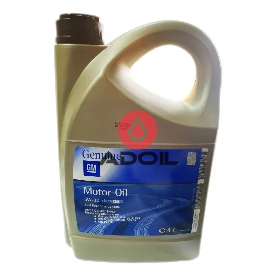 Gm Genuine Motor Oil 5w-30 Dexos2