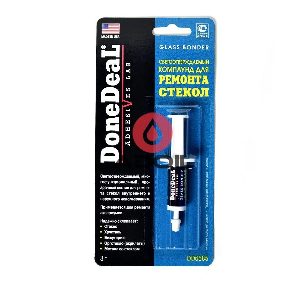Адгезив для приклеивания стекла DoneDeal DD6585