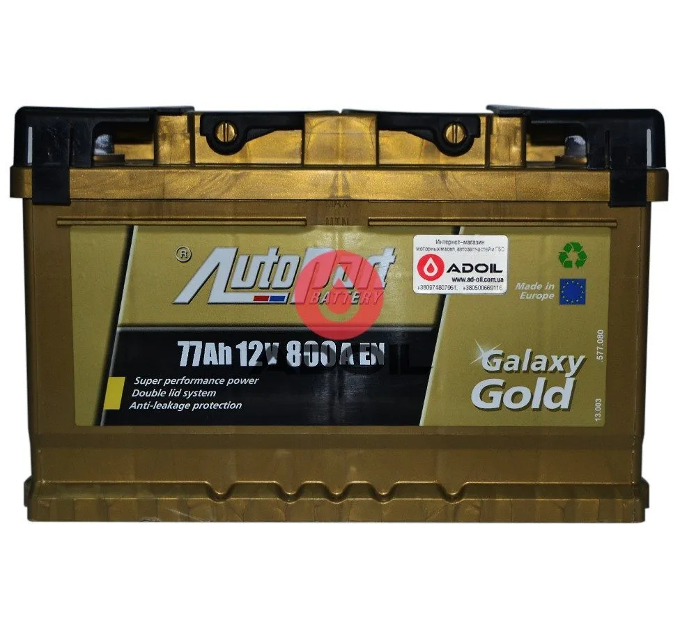 77Ah/12V Autopart Galaxy Gold Ca-Ca