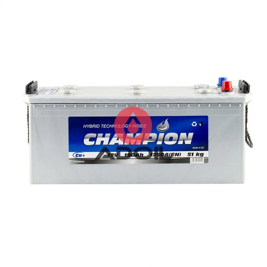 Black 190Ah/12V Champion Euro(3)