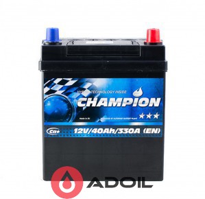 Black 40Ah/12V Champion Japan Euro(0)