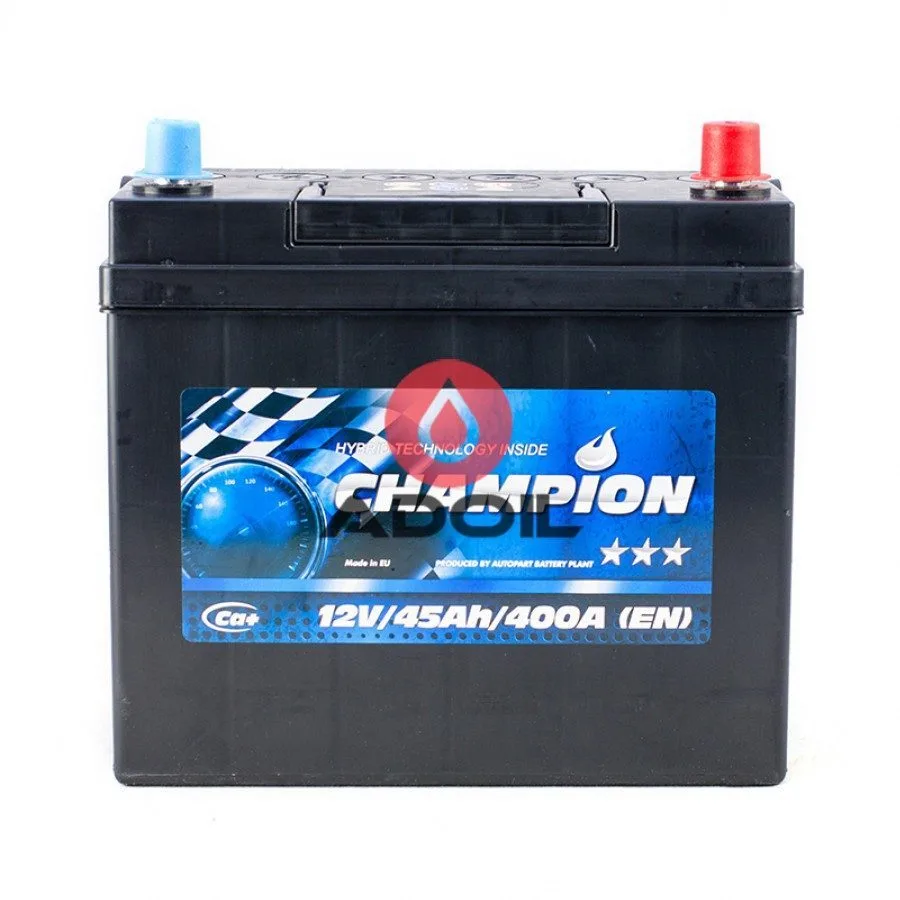 Black 45Ah/12V Champion Japan Euro(0)
