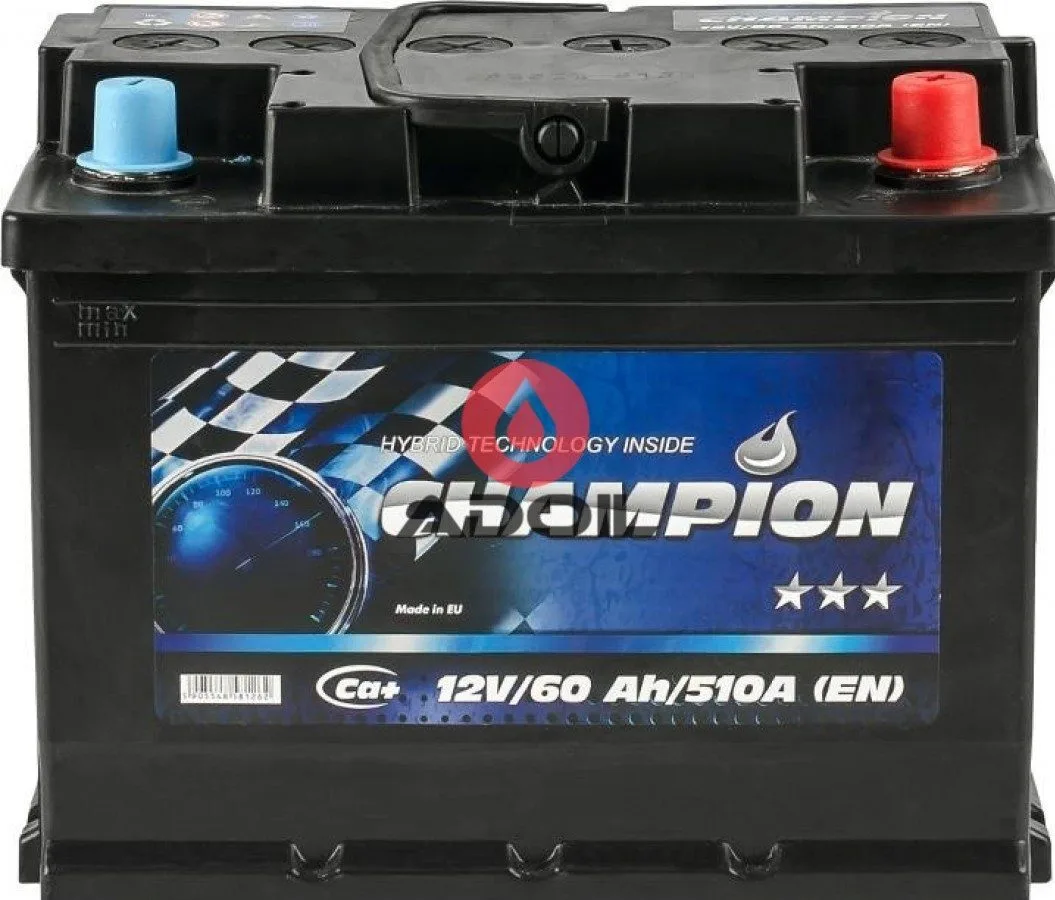 Black 60Ah/12V Champion Euro(0)