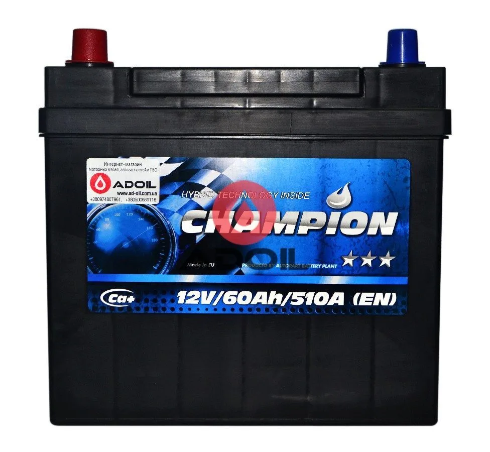 Black 60Ah/12V Champion Japan(1)