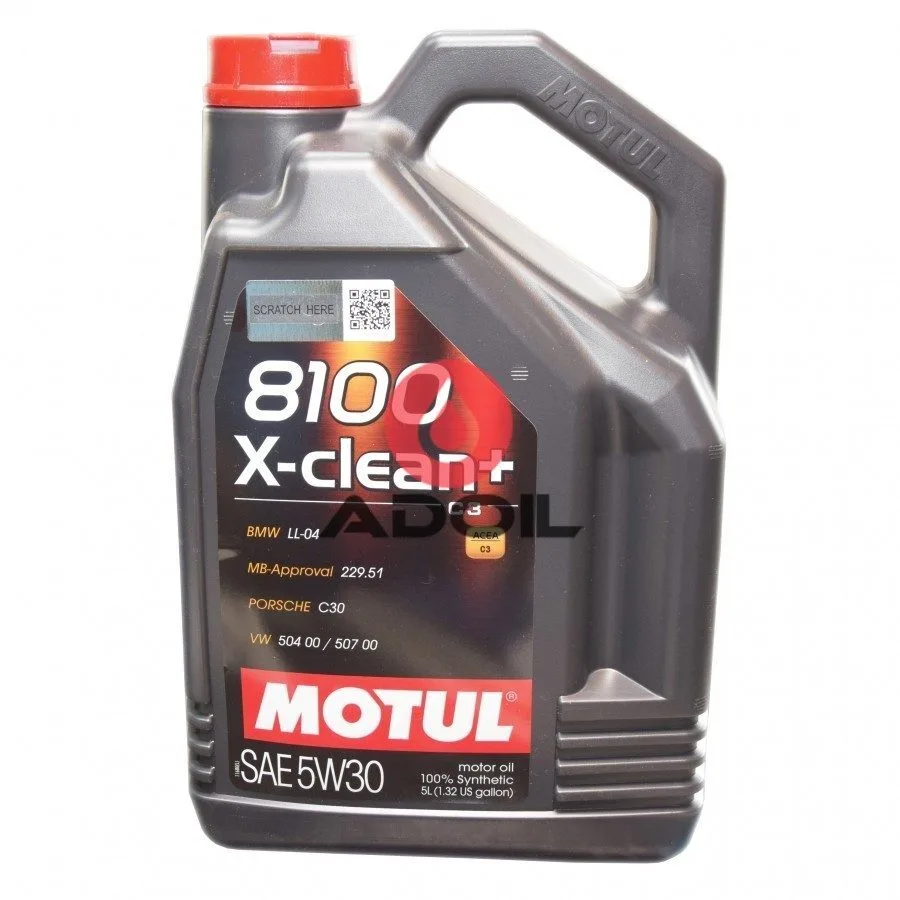 Motul 8100 X-Clean + 5w-30