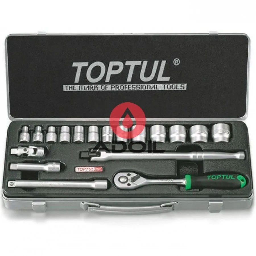 Набор инструмента 1/2" 18 ед. TOPTUL GCAD1805