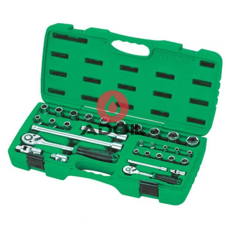 Набор инструмента 34 ед. 1/4", 1/2" TOPTUL GCAD3402