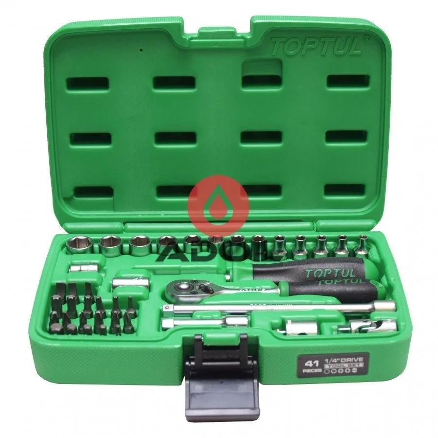 Набор инструмента 41 ед. 1/4" TOPTUL GCAI4102