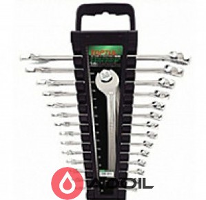 Набор ключей рожково-накидных на клипсе 14 ед.  6-24 мм. TOPTUL GAAC1401