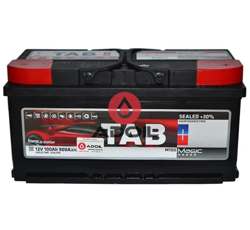 100Ah/12V TAB Magic(0) Euro Низкий