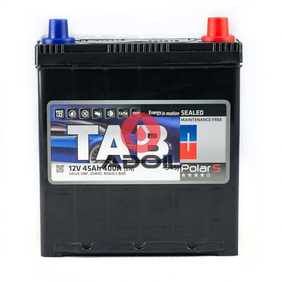 45Ah / 12V TAB Polar S (0) тонка клема Japan Min.