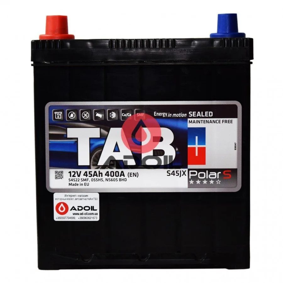 45Ah/12V TAB Polar S (1) Japan