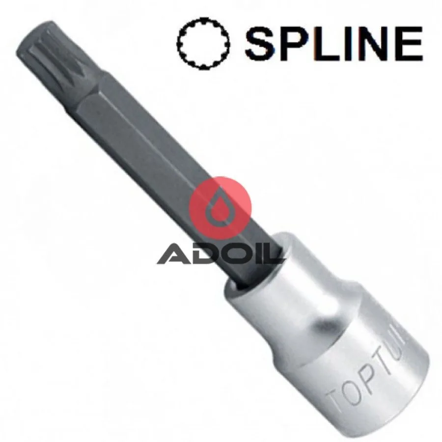 Головка с насадкой SPLINE M14  L100mm 1/2" TOPTUL BCJD1614