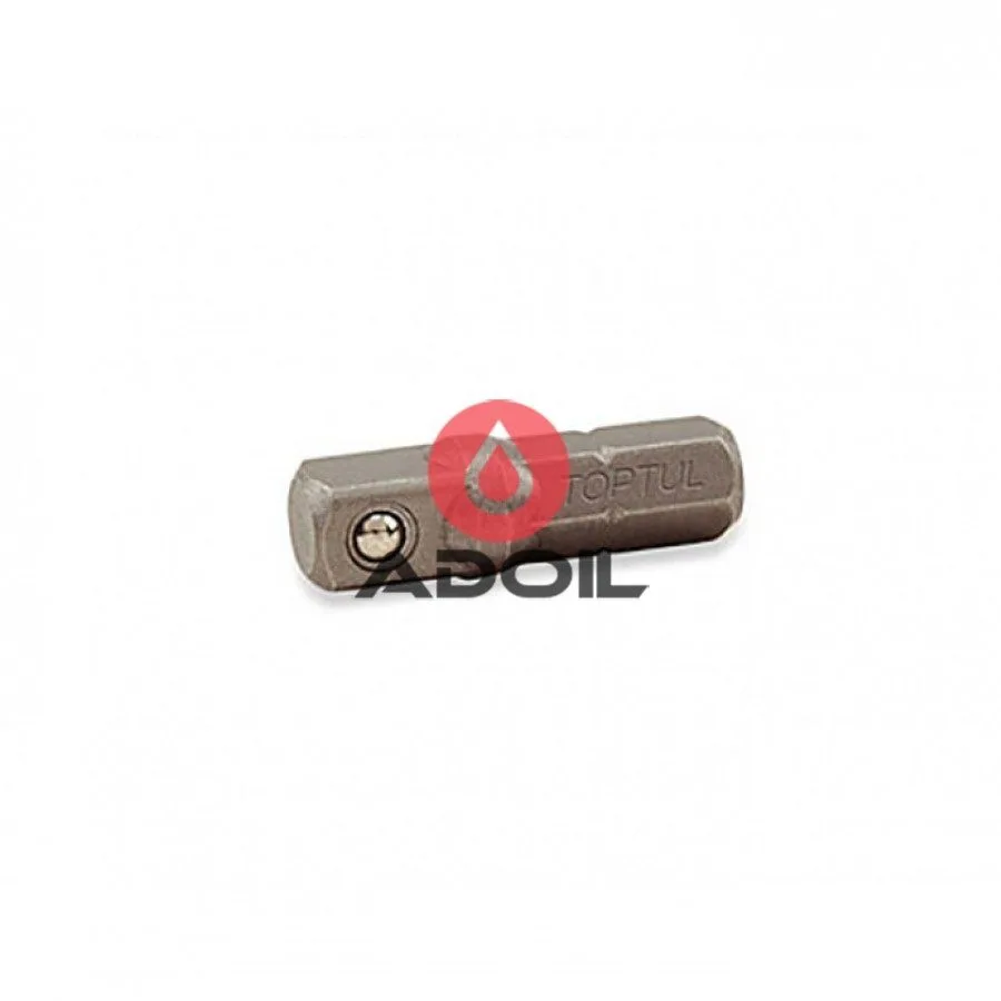 Переходник 1/4"х1/4" L25 (6-гр. х квадрат) TOPTUL FSKA0808