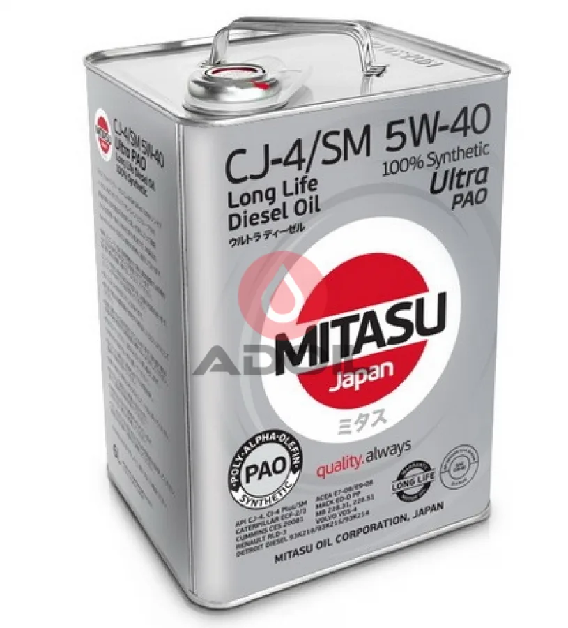 Mitasu Ultra Diesel CJ-4/SM 5W-40