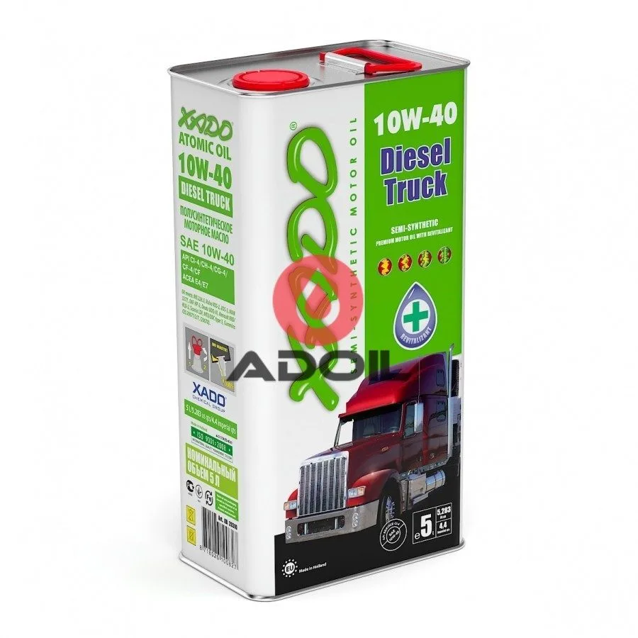 Xado Atomic Oil 10w-40 Diesel Truck