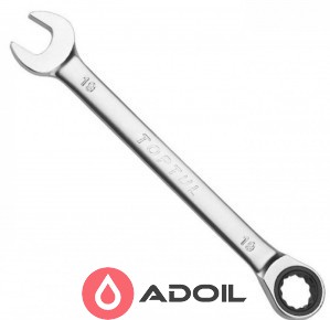 Ключ комбинированный с трещоткой 10мм TOPTUL AOAF1010