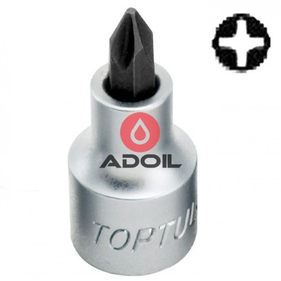 Головка с насадкой PH # 2 37mm 1/4 " TOPTUL BCAA08P2