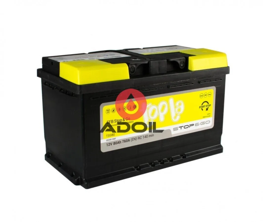 Topla 80Ah/12V Efb Euro(0)