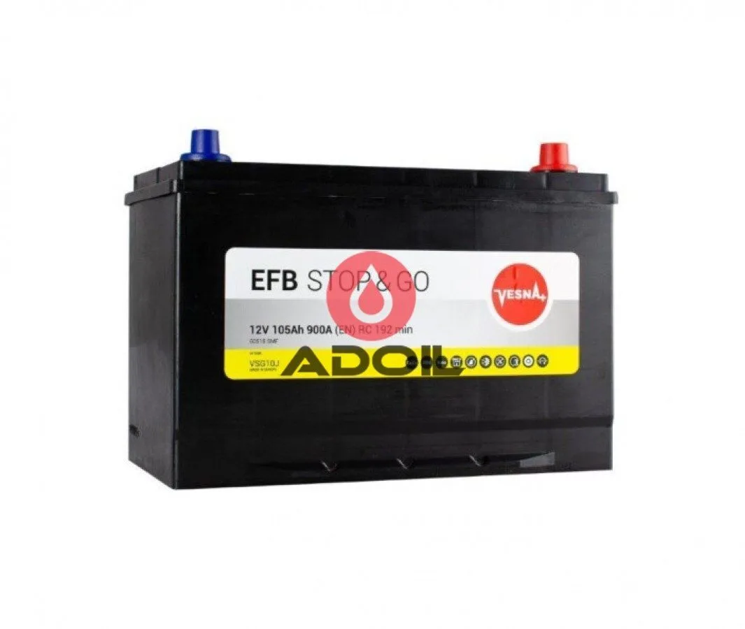 105Ah/12V Vesna Efb Jis Euro(0)