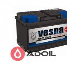 92Ah/12V Vesna Premium Euro(0) (короткий)