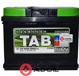 60 Ah/12V TAB AGM (0) Euro