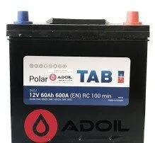 60Ah/12V TAB Polar S(0) Euro Japan