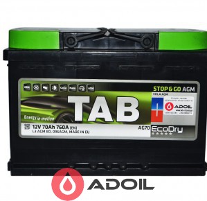 70 Ah/12V TAB AGM (0) Euro