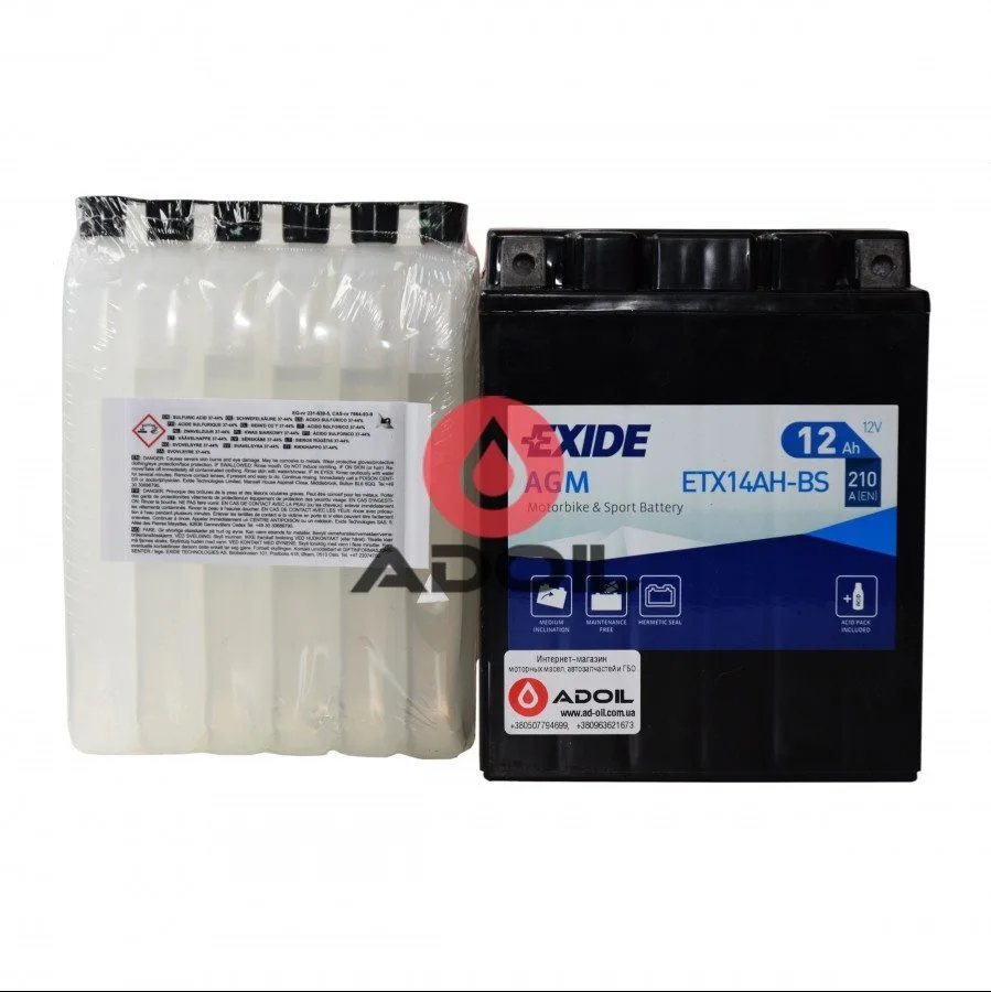 EXIDE ETX14AH-BS