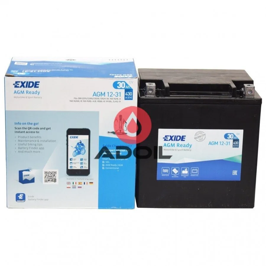EXIDE SLA12-31 = AGM12-31