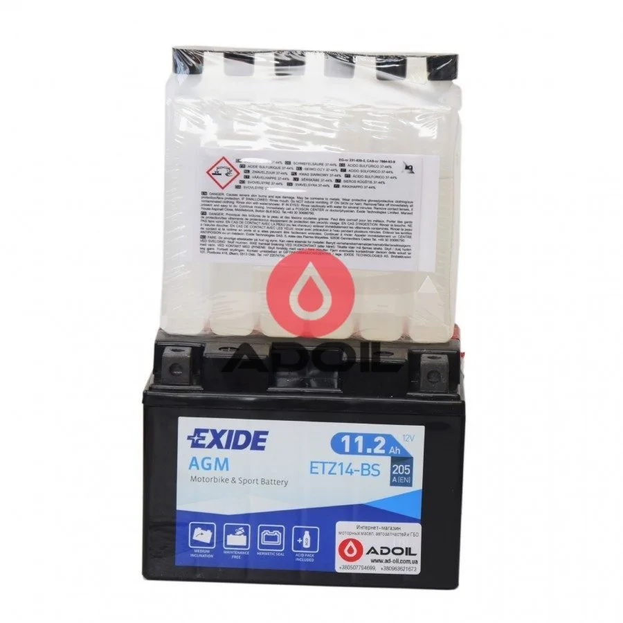 EXIDE YTZ14-BS = ETZ14-BS