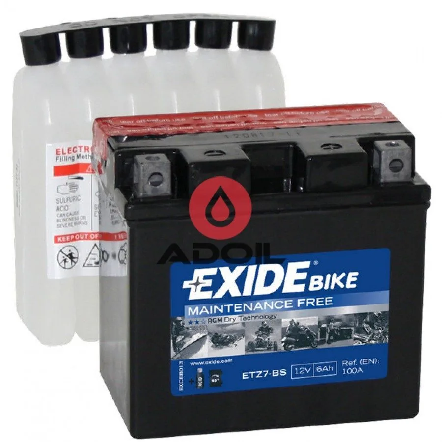 EXIDE YTZ7-BS = ETZ7-BS