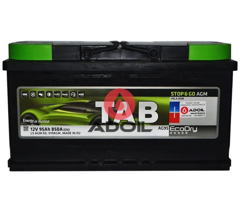 95 Ah/12V TAB AGM (0) Euro