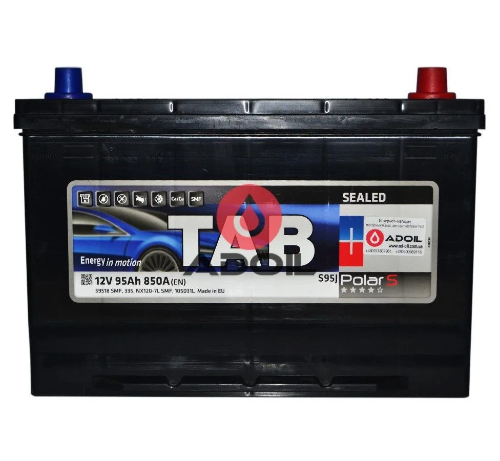 95 Ah/12V TAB Polar S (0) Euro Japan