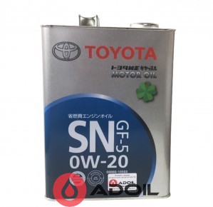 Toyota Motor Oil Sn 0w-20 08880-10505