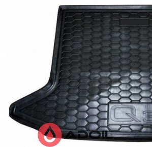 Килимок в багажник пластиковий Audi Q3 2011-