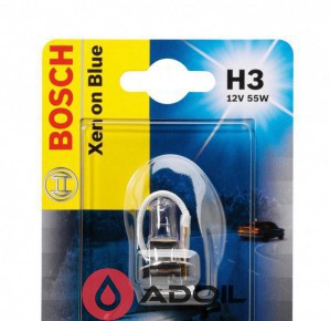 Автолампа H3 12V/55W/PK22s Xenon Blue Bosch