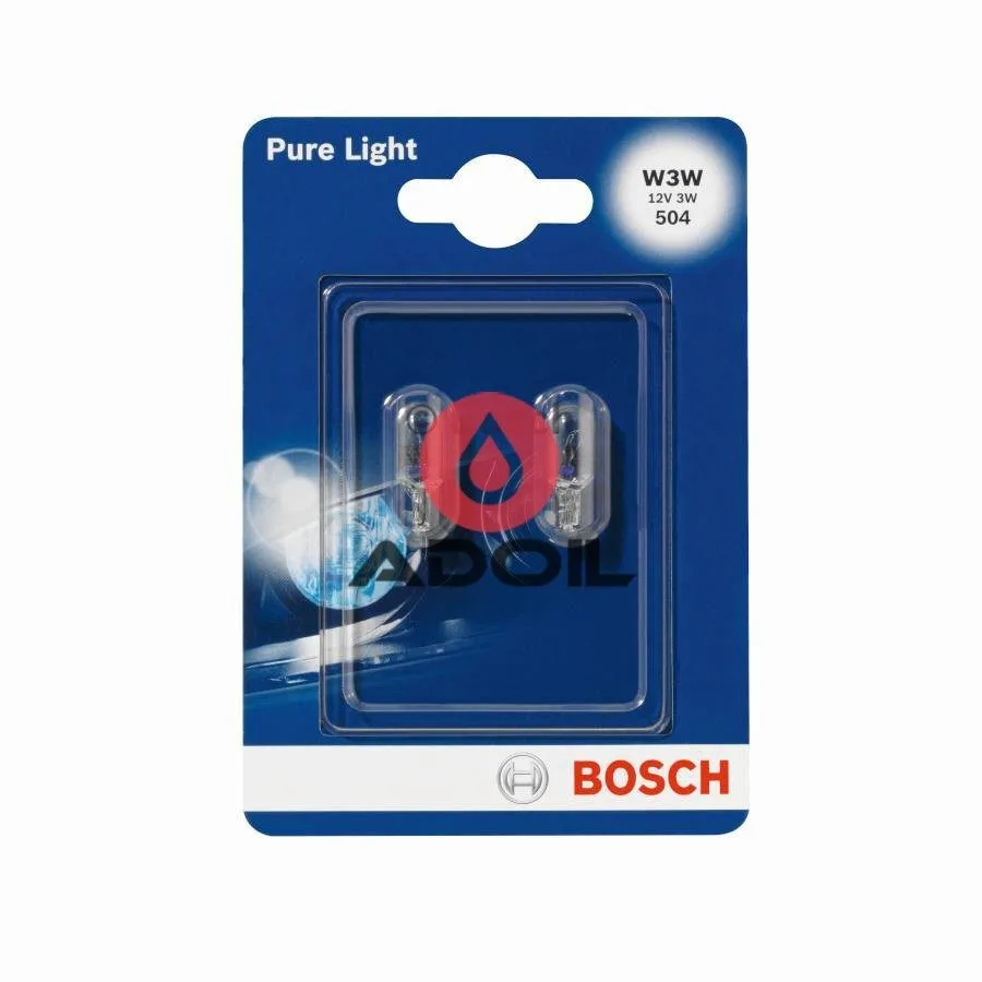 Автолампа W3W 12V/3W/W2.1x9.5d Bosch