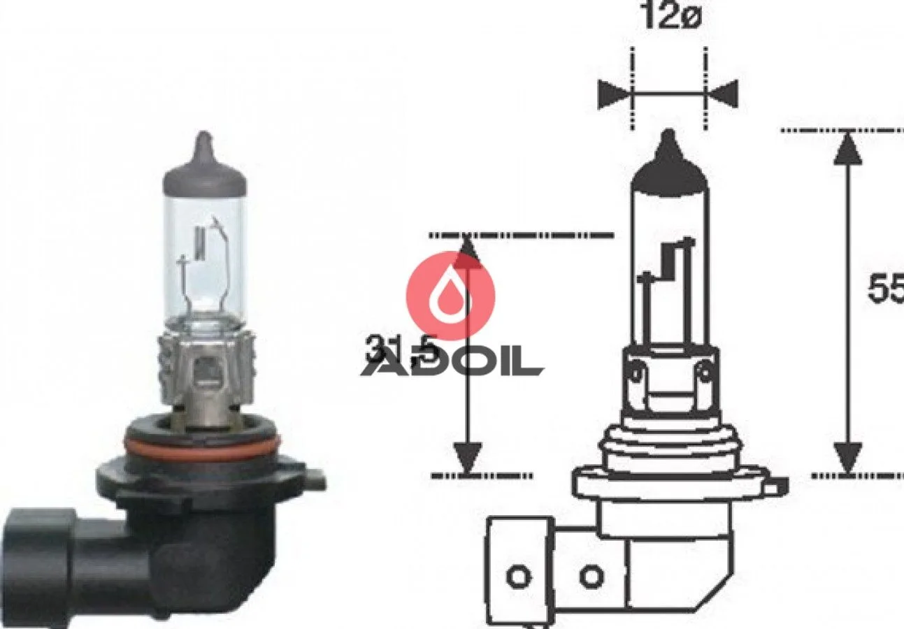 Автолампа HB4 12V/55W/P22d Magneti Marelli