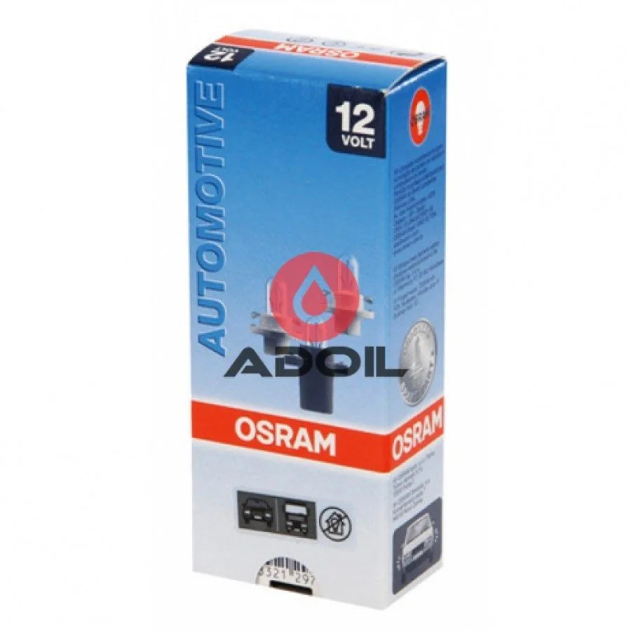 Автолампа 12V/2W/B8,5D Osram