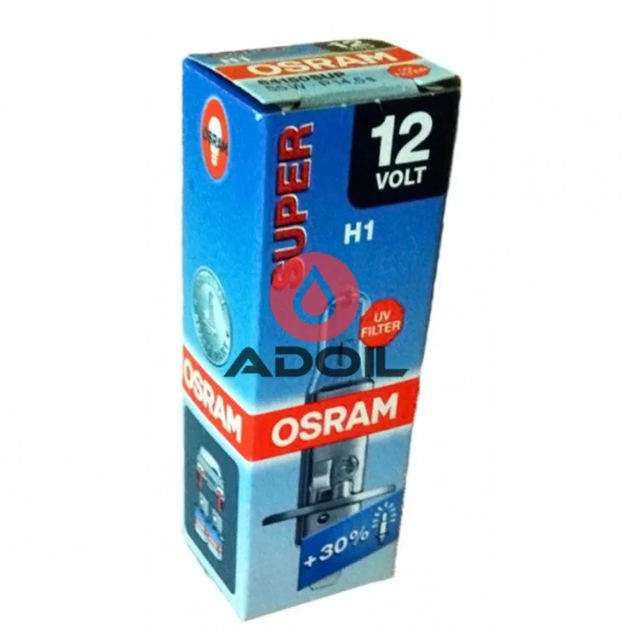 Автолампа H1 12V/55W/P14.5s Super Osram