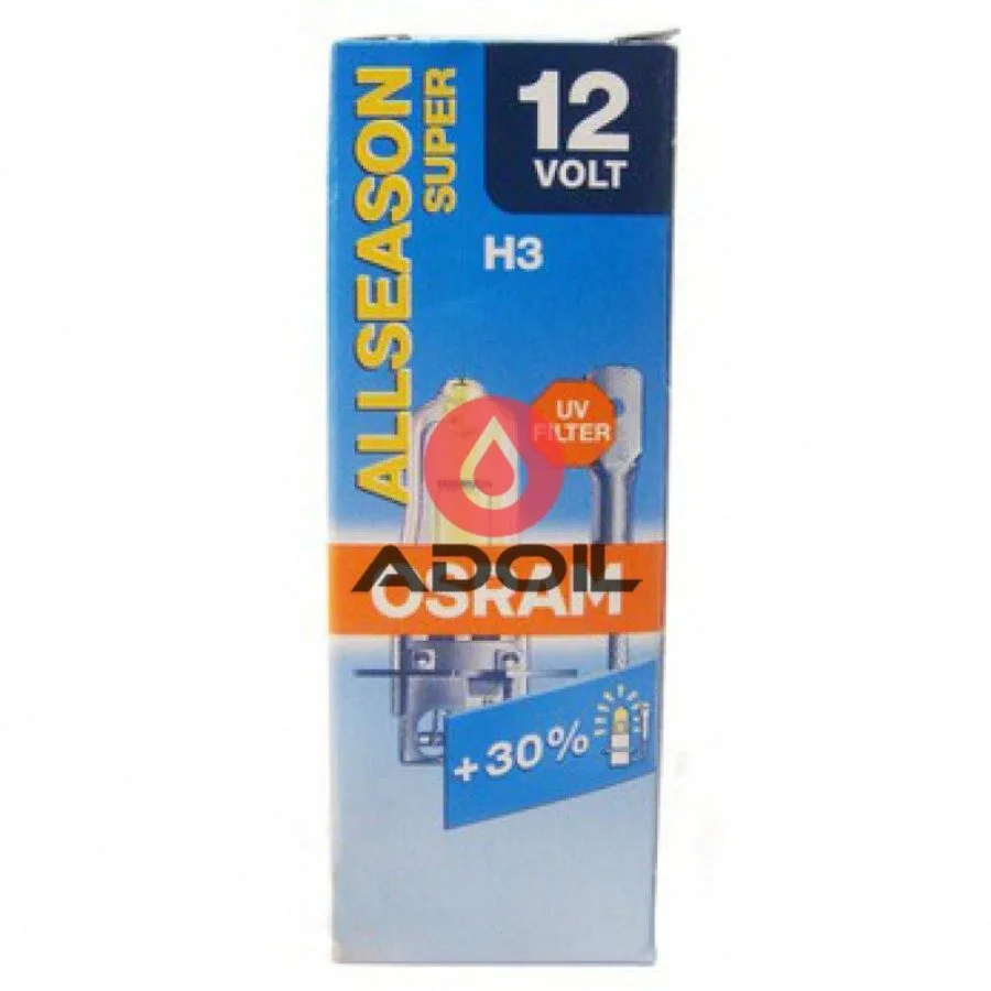 Автолампа H3 12V/55W/PK22s All Season Osram